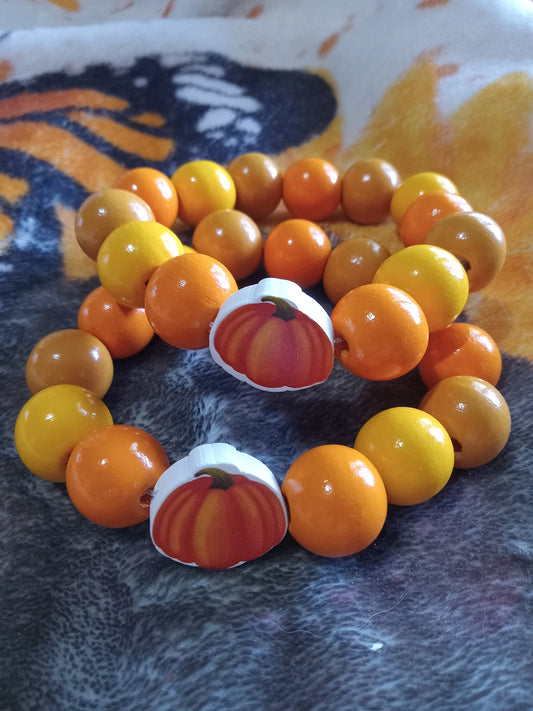 Fall Keychain bracelet